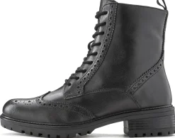 Stiefeletten|Stiefel|LASCANA Schnürboots schwarz