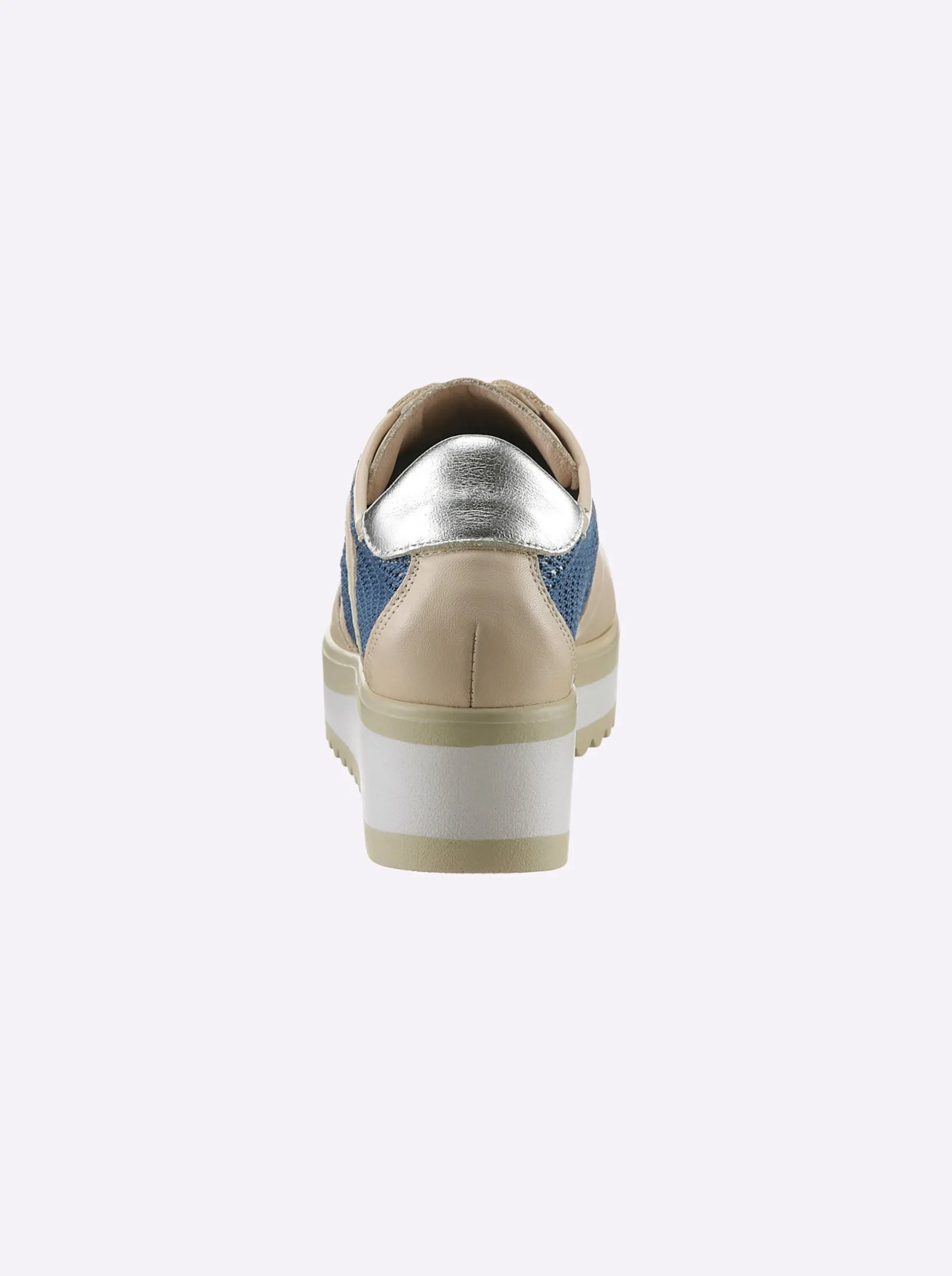 Sneakers & Schnürer|heine Schnürer beige-blau