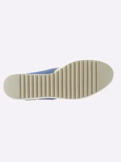 Sneakers & Schnürer|heine Schnürer beige-blau