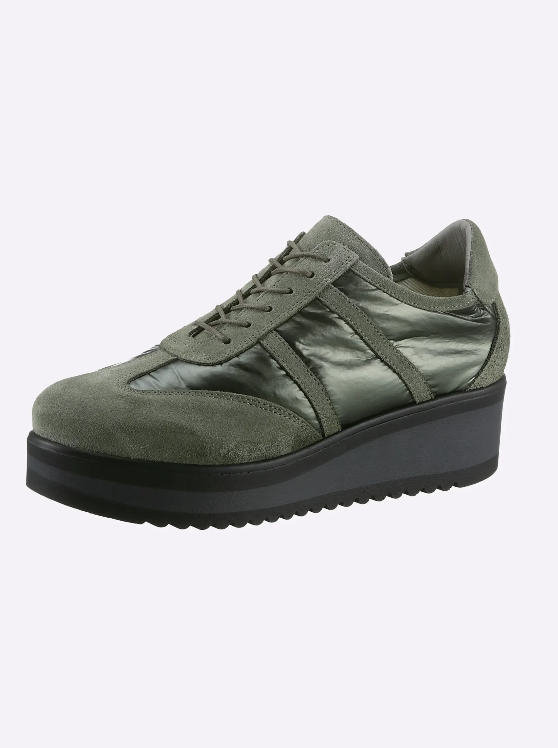 Sneakers & Schnürer|heine Schnürer khaki