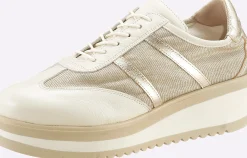 Sneakers & Schnürer|heine Schnürer creme-goldfarben