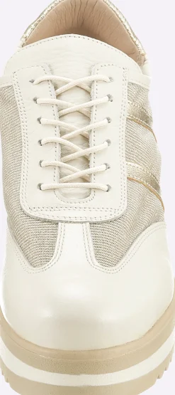 Sneakers & Schnürer|heine Schnürer creme-goldfarben