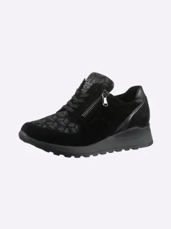 Sneakers & Schnürer|Waldläufer Schnürschuh schwarz