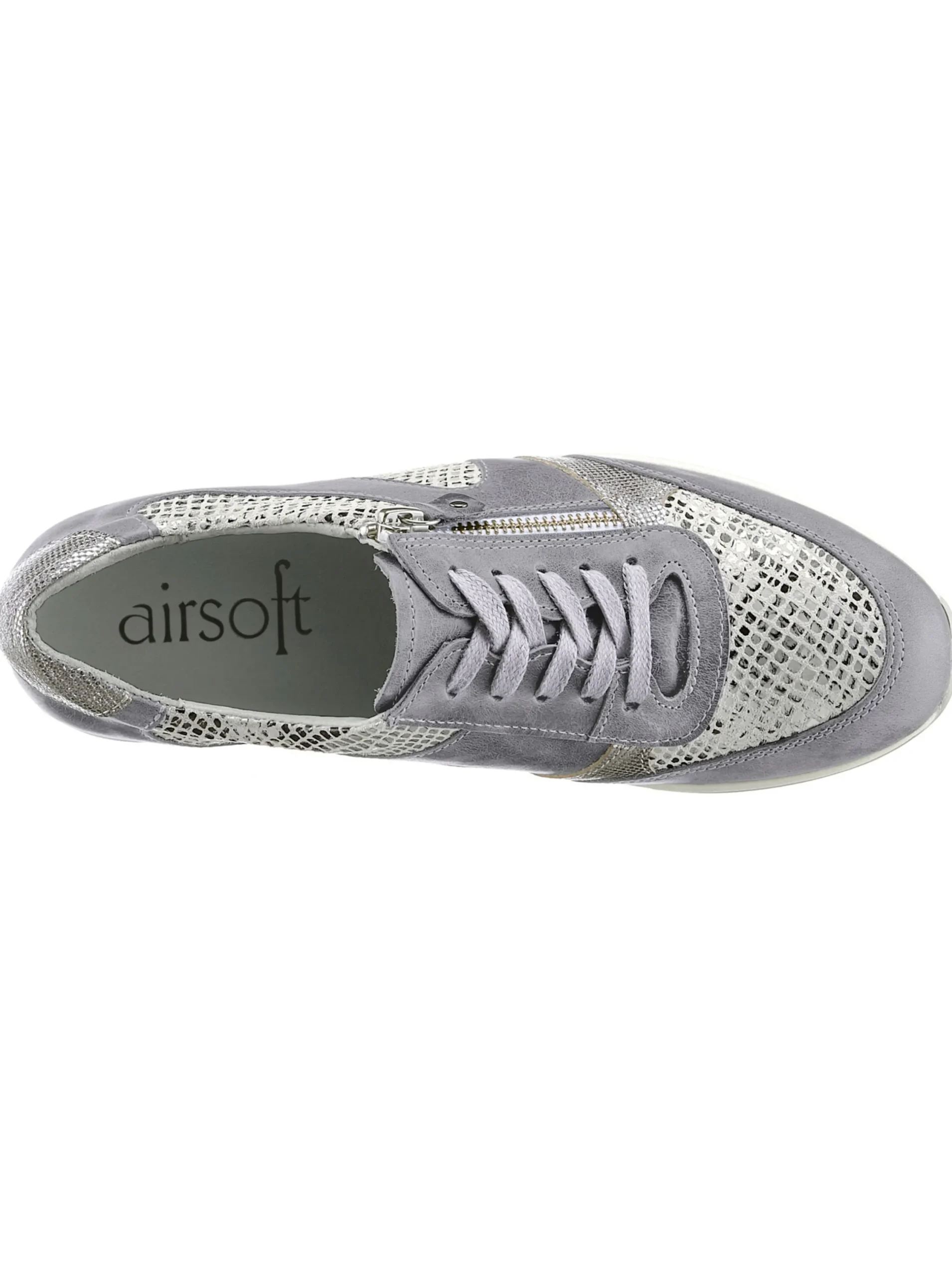 Sneakers & Schnürer|airsoft modern+ Schnürschuh grau