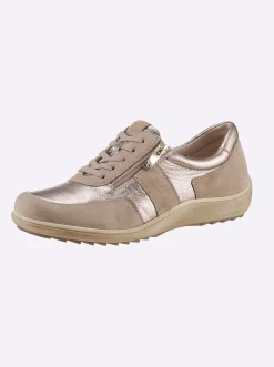 Sneakers & Schnürer|Caprice Schnürschuh taupe