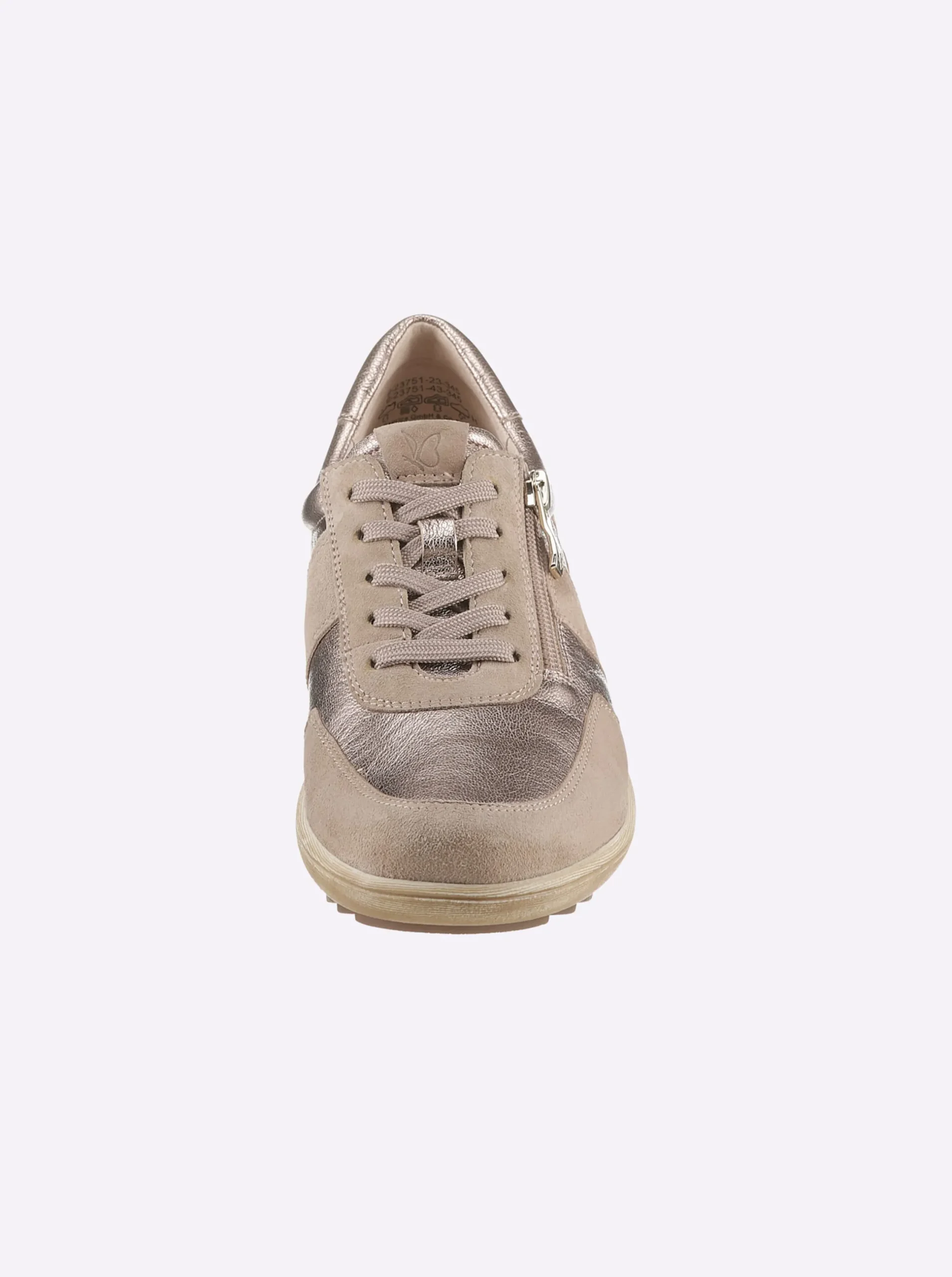 Sneakers & Schnürer|Caprice Schnürschuh taupe