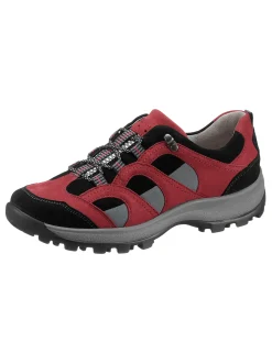 Sneakers & Schnürer|Waldläufer Schnürschuh rot-schwarz