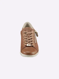 Sneakers & Schnürer|Remonte Schnürschuh cognac