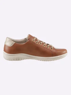 Sneakers & Schnürer|Remonte Schnürschuh cognac