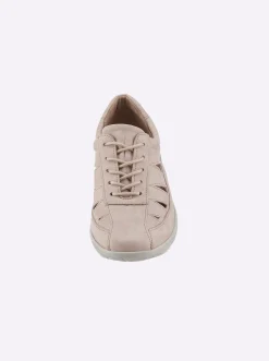Sneakers & Schnürer|airsoft comfort+ Schnürschuh aus Nubukleder beige