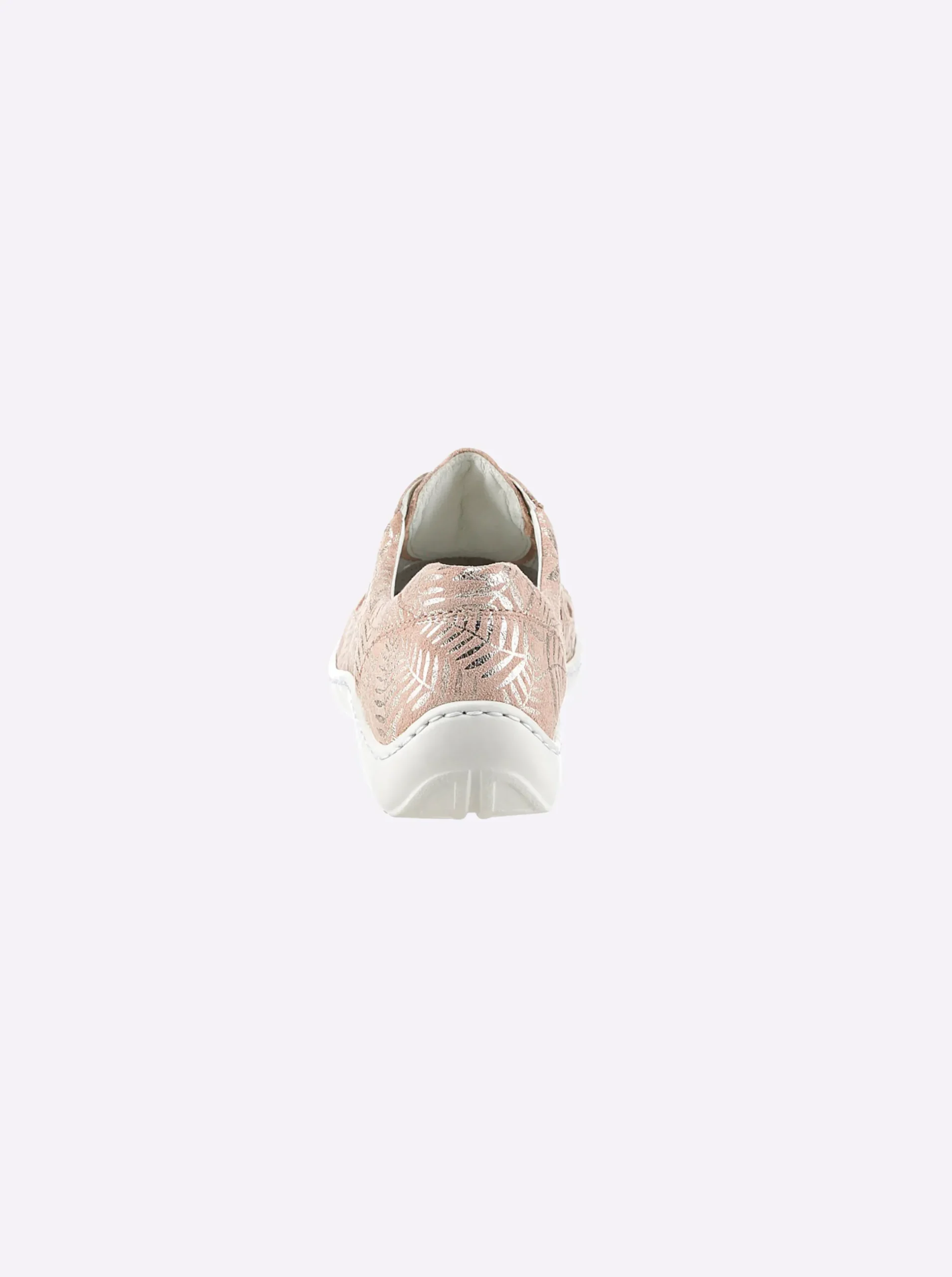 Sneakers & Schnürer|Waldläufer Schnürschuh mit Perforation und Glanz-Akzenten beige