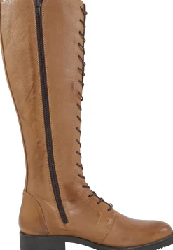 Stiefel|Andrea Conti Schnürstiefel cognac