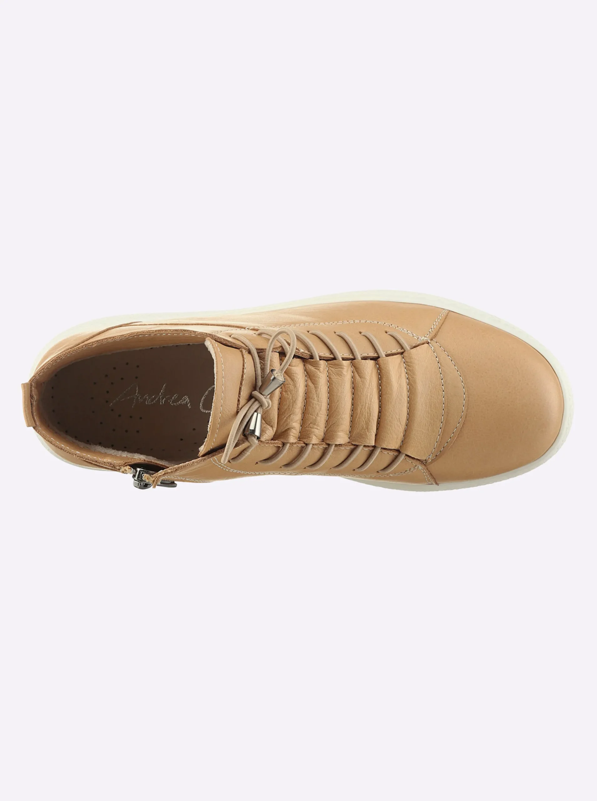 Stiefeletten|Stiefel|Andrea Conti Schnürstiefelette camel