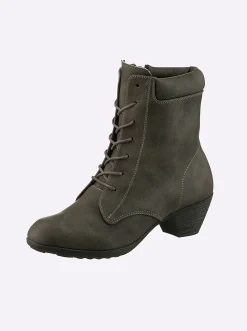 Stiefeletten|Stiefel|Andrea Conti Schnürstiefelette grau