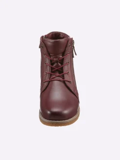 Stiefeletten|Stiefel|Andrea Conti Schnürstiefelette burgund