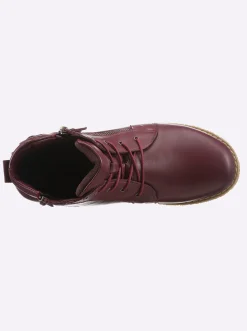 Stiefeletten|Stiefel|Andrea Conti Schnürstiefelette burgund