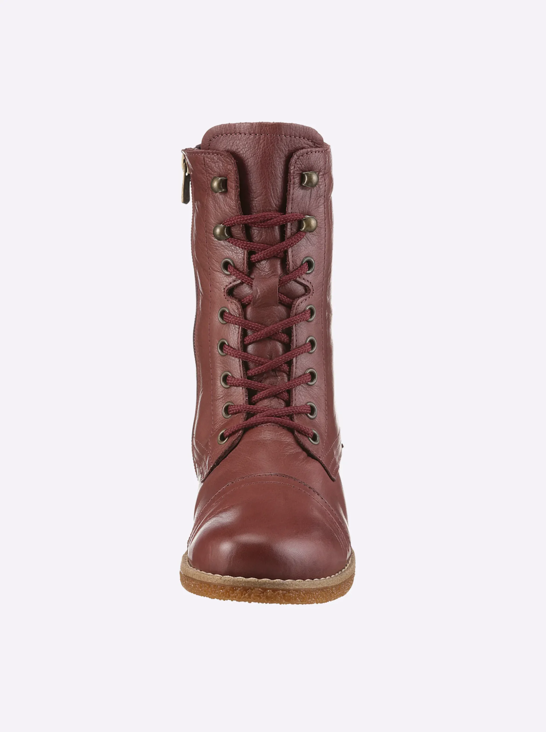 Stiefeletten|Stiefel|Andrea Conti Schnürstiefelette burgund