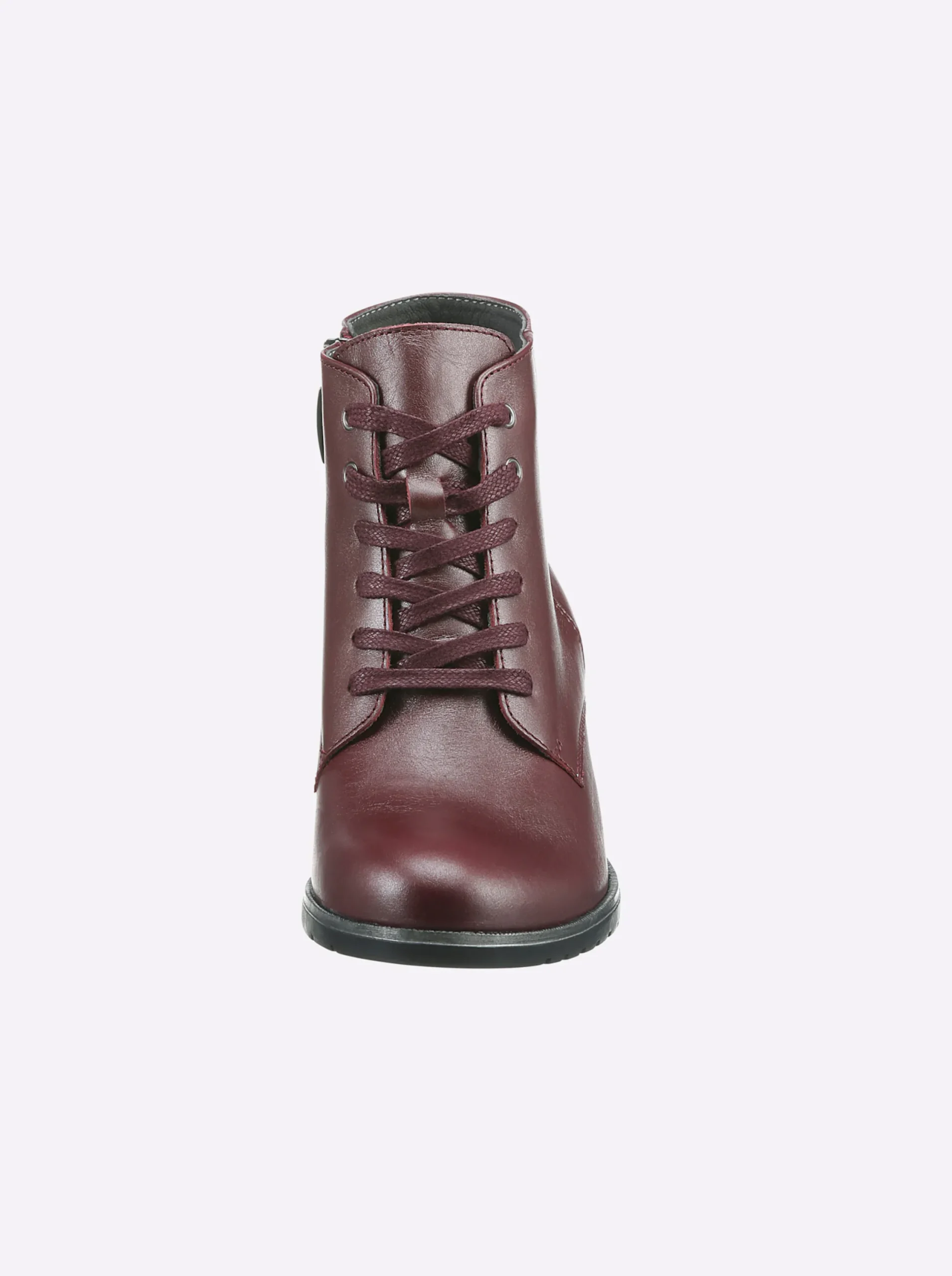 Stiefeletten|Stiefel|heine Schnürstiefelette burgund