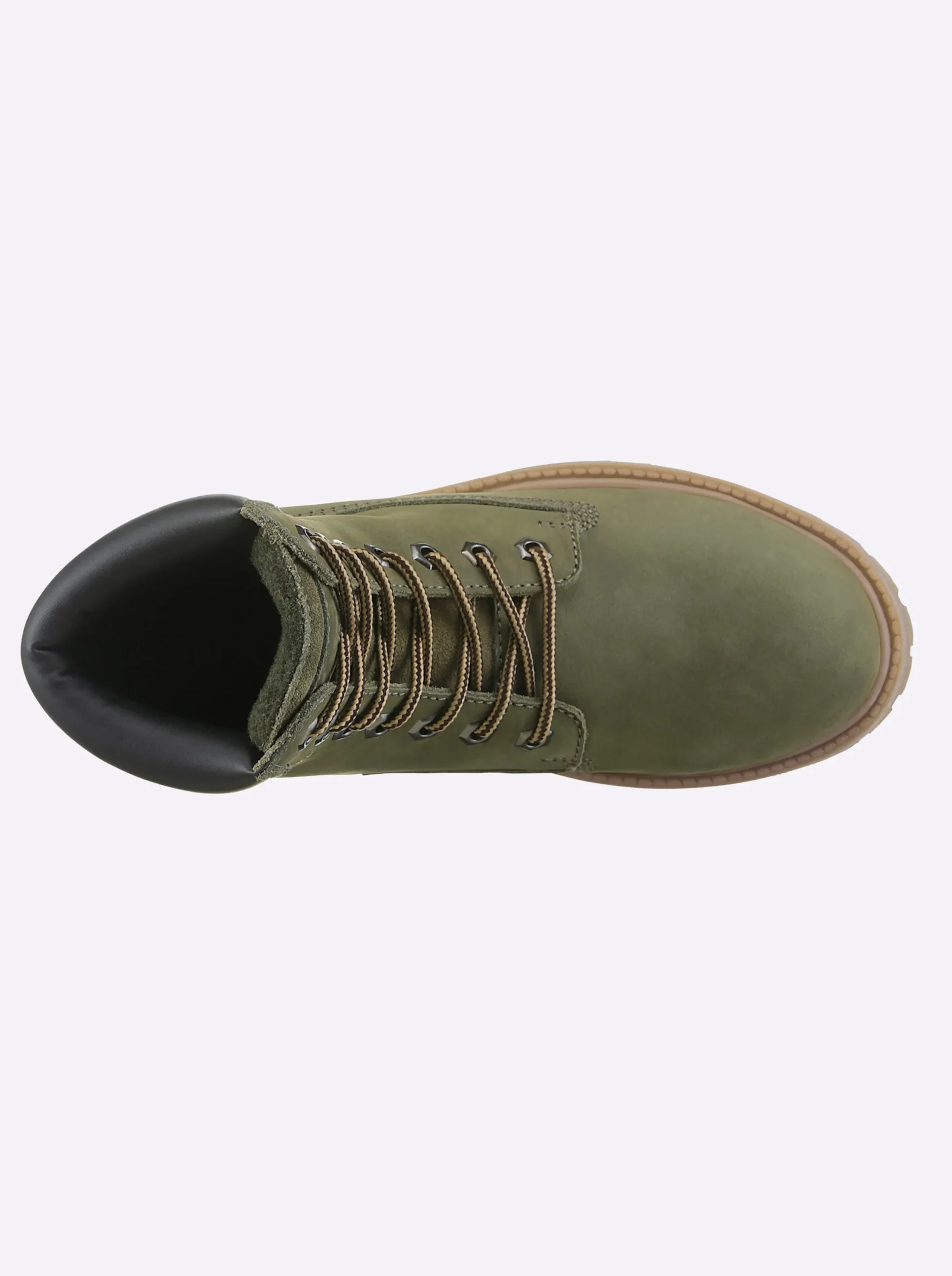 Stiefeletten|Stiefel|heine Schnürstiefelette khaki