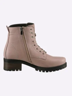 Stiefeletten|Stiefel|heine Schnürstiefelette rose