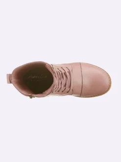 Stiefeletten|Stiefel|Andrea Conti Schnürstiefelette altrosa