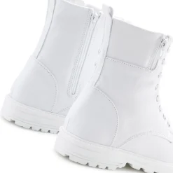 Stiefeletten|Stiefel|LASCANA Schnürstiefelette weiß