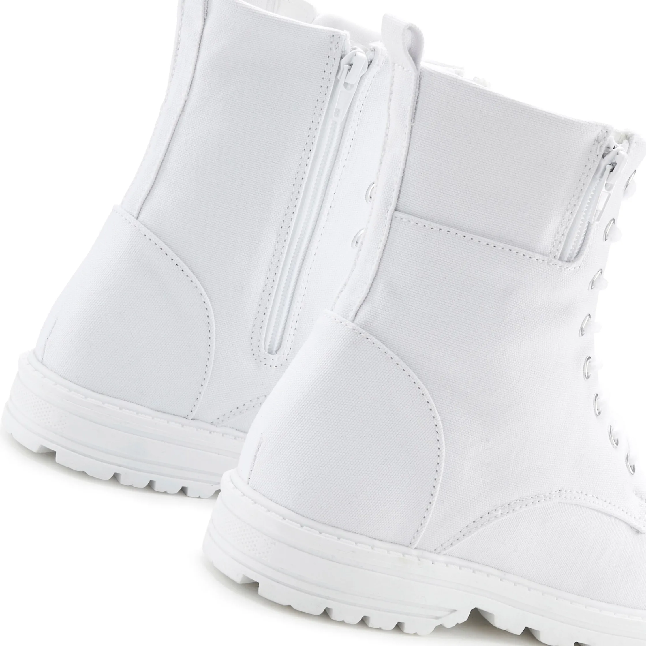Stiefeletten|Stiefel|LASCANA Schnürstiefelette weiß