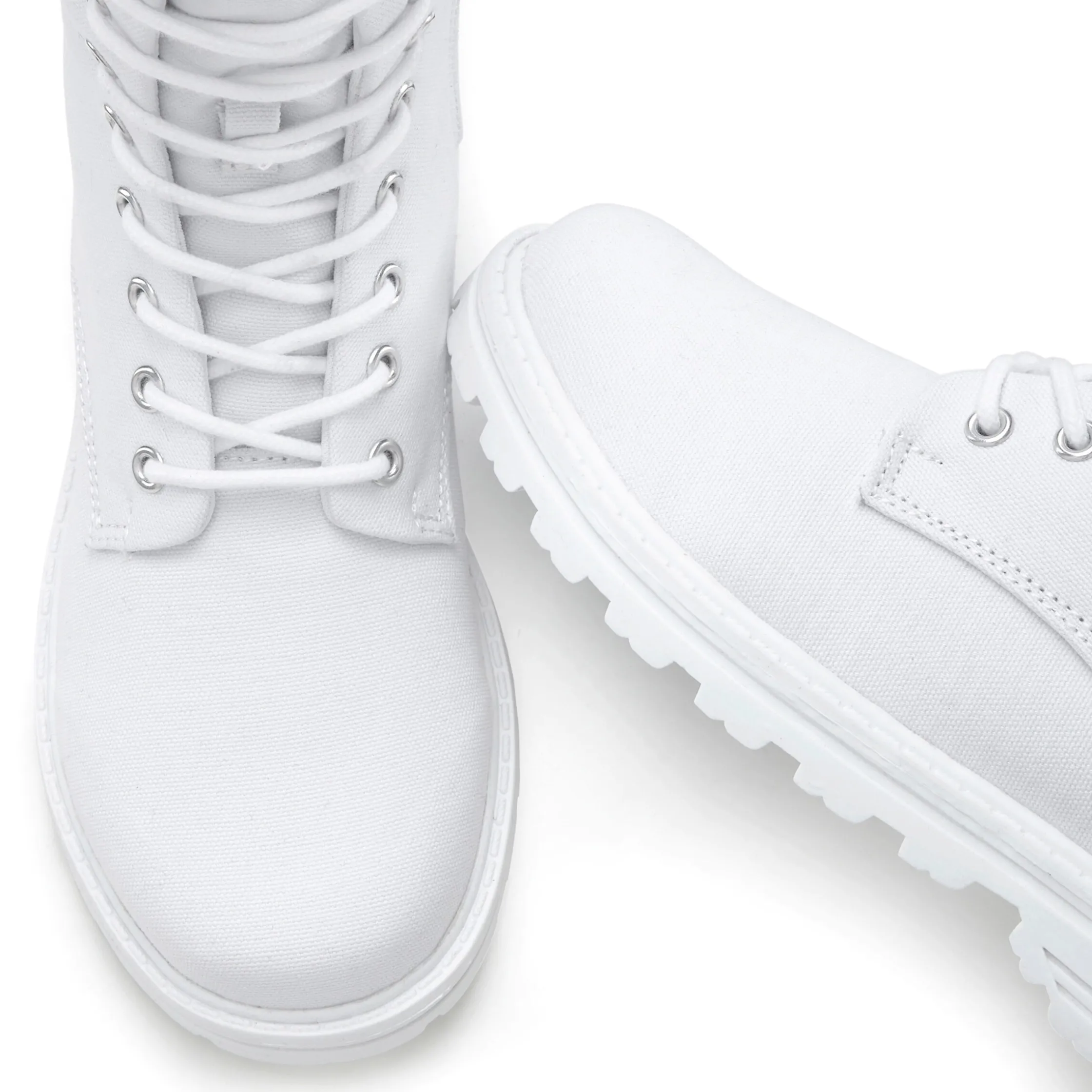 Stiefeletten|Stiefel|LASCANA Schnürstiefelette weiß