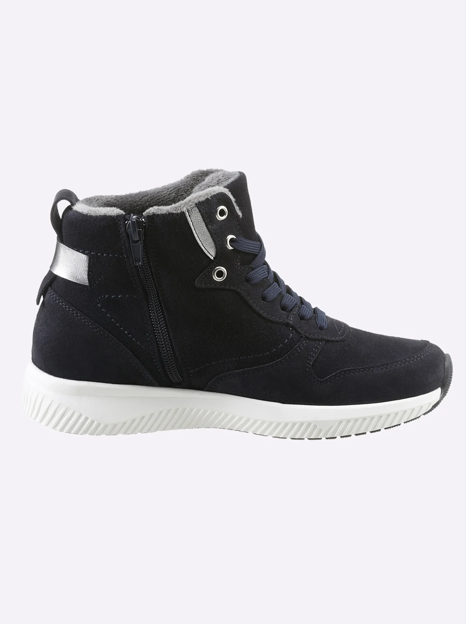 Stiefeletten|Stiefel|heine Schnürstiefelette marine