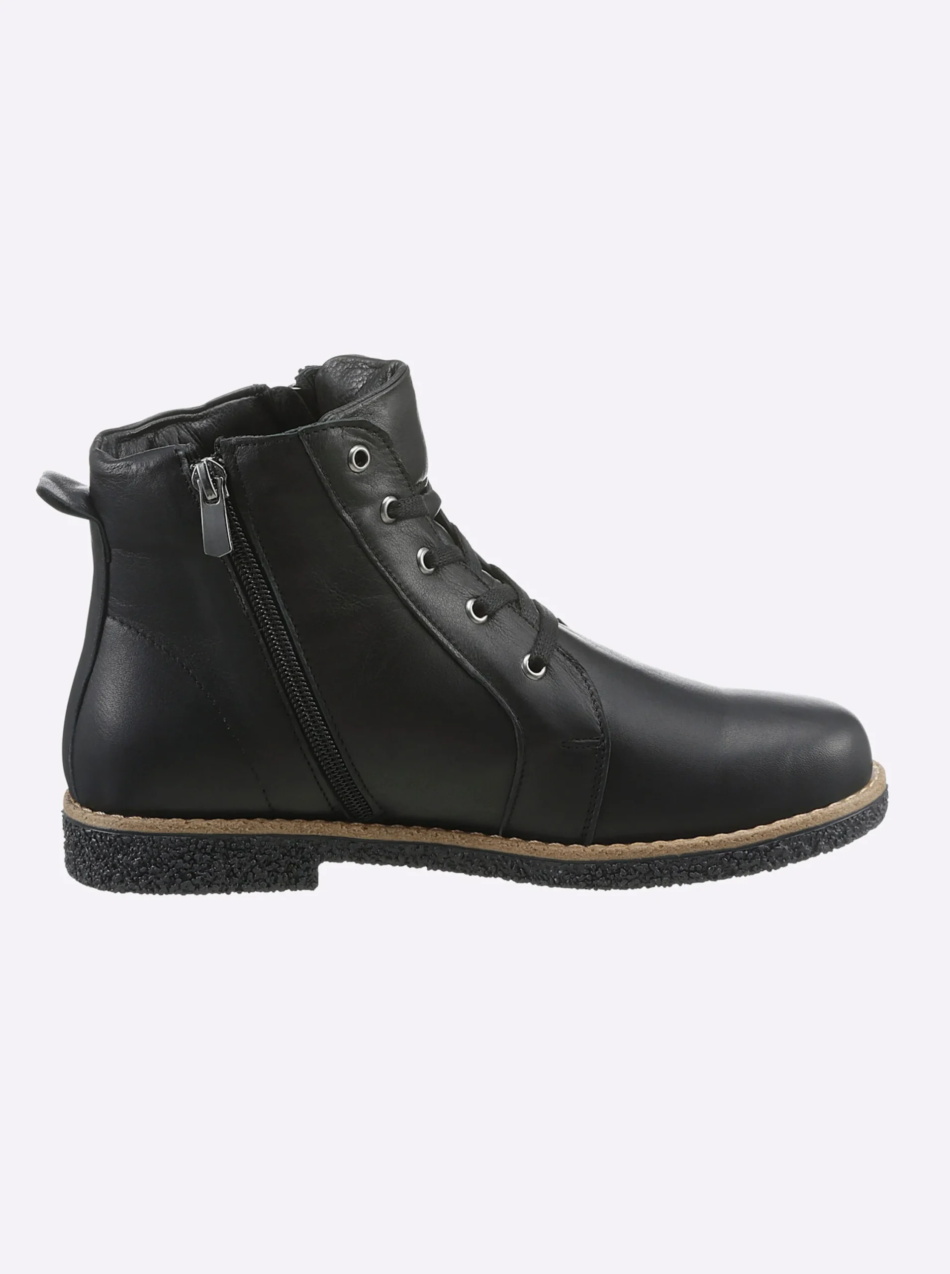Stiefeletten|Stiefel|Andrea Conti Schnürstiefelette schwarz