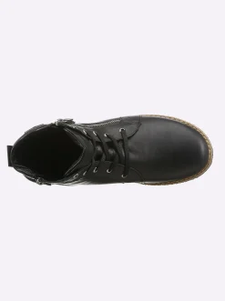 Stiefeletten|Stiefel|Andrea Conti Schnürstiefelette schwarz