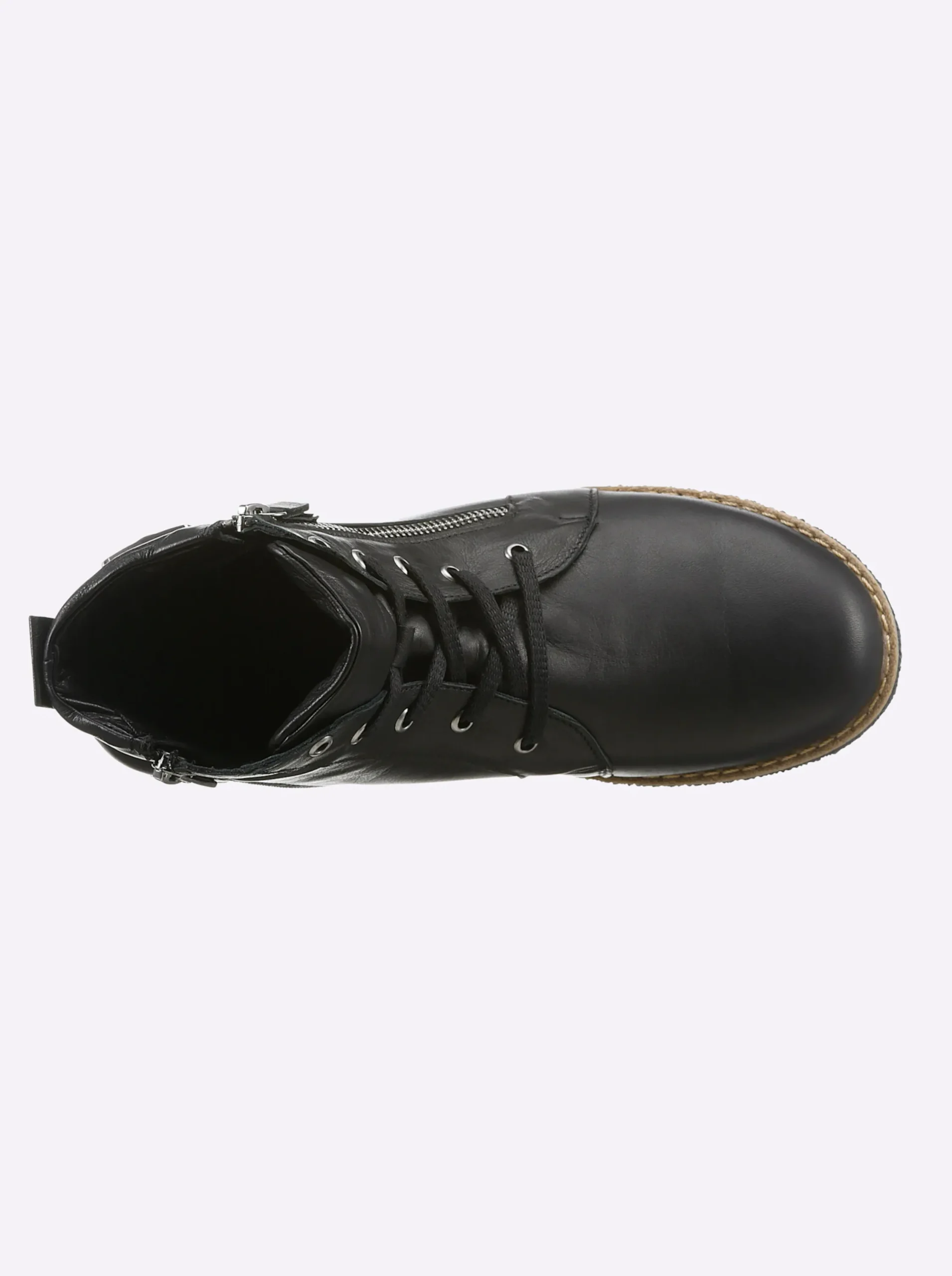 Stiefeletten|Stiefel|Andrea Conti Schnürstiefelette schwarz