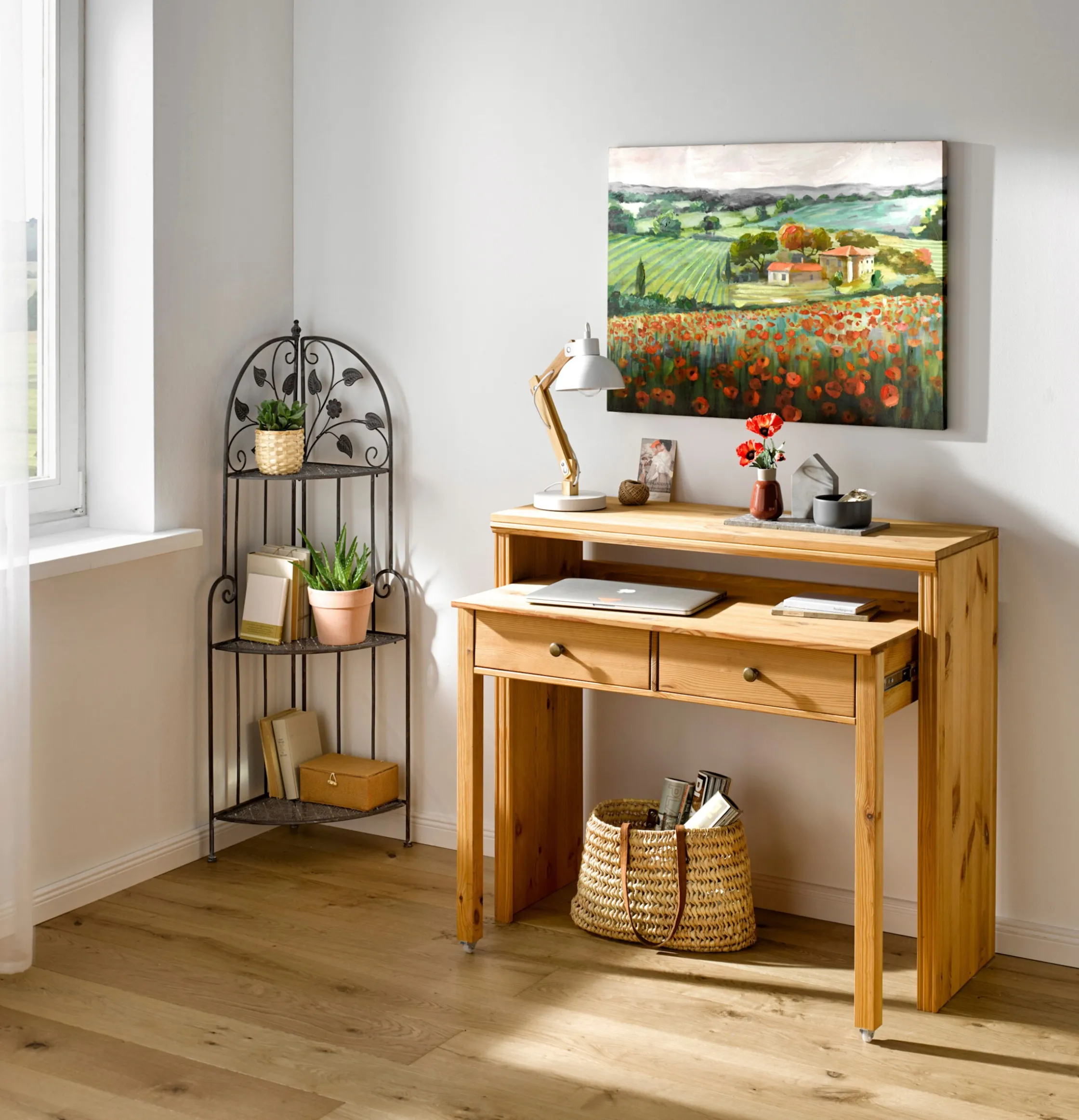 Sekretäre & Schreibtische|heine home Schreibtisch gelaugt-geölt