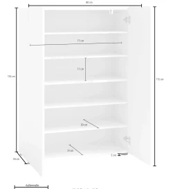 Schuhschränke|INOSIGN Schuhschrank weiß