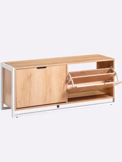 Schuhschränke|heine home Schuhschrank natur-weiß