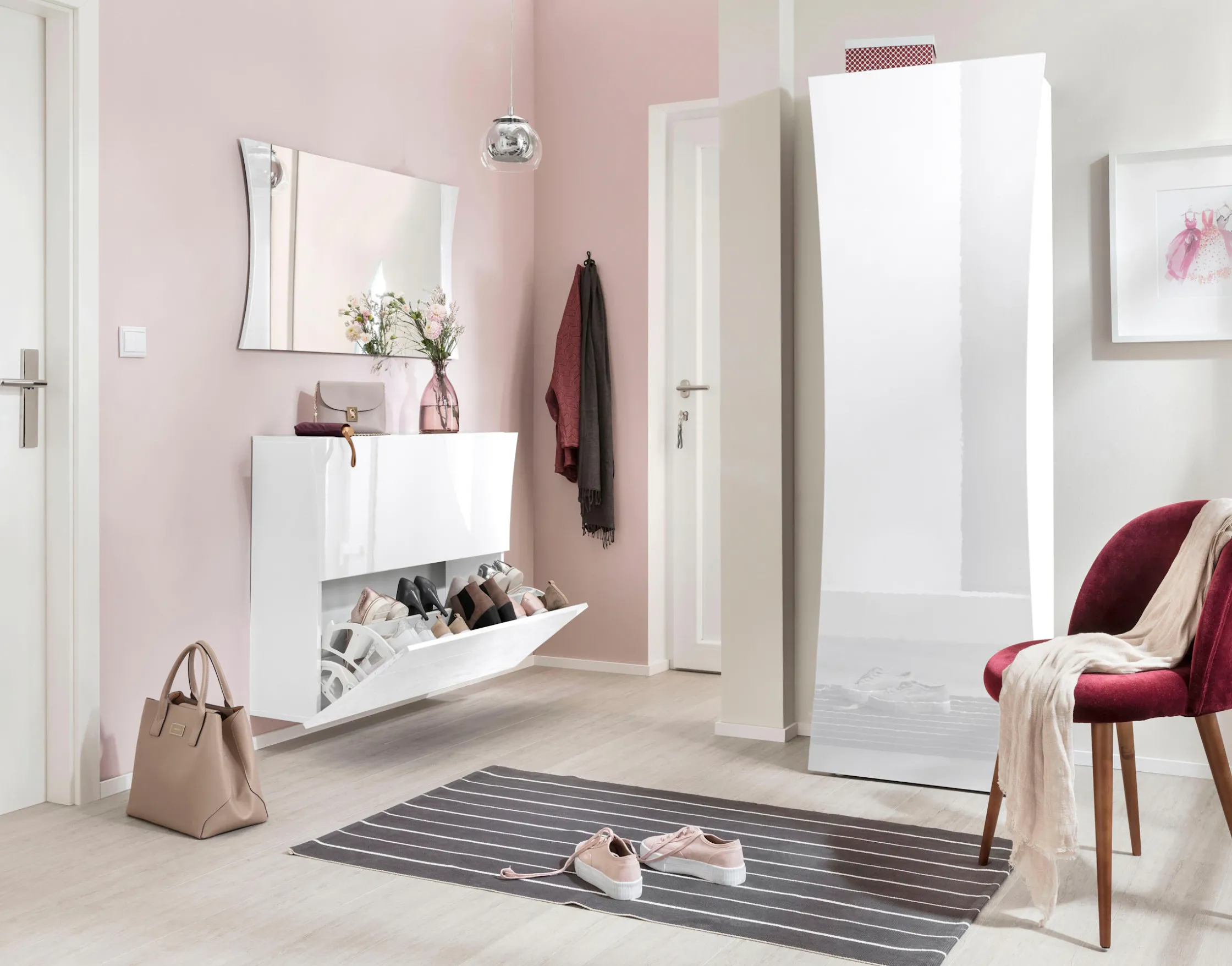Schuhschränke|INOSIGN Schuhschrank weißhochglanz