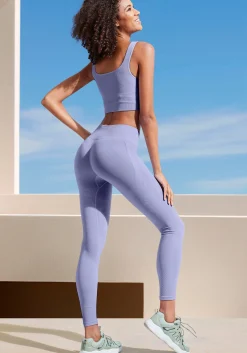 Strandmode|LASCANA Seamless Leggings flieder