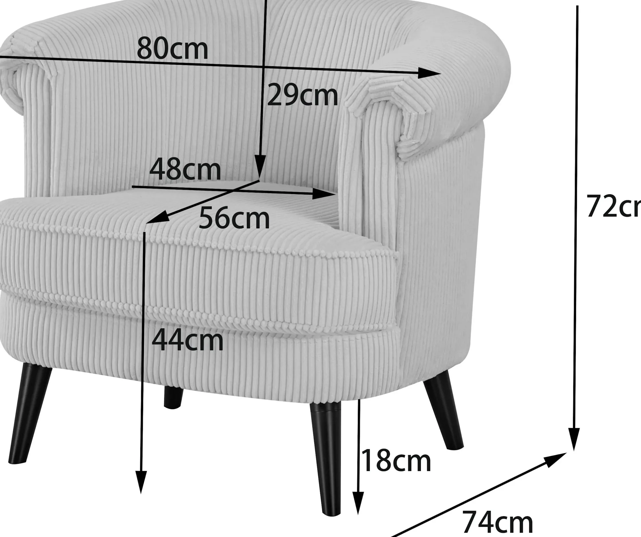 Sessel|INOSIGN Sessel grau