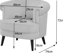Sessel|INOSIGN Sessel hellgrau