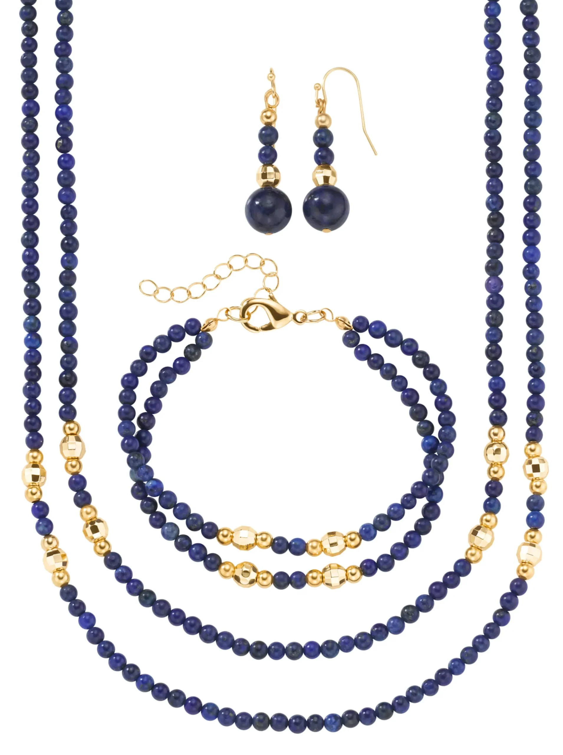 Schmuck| Set blau