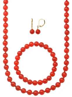 Schmuck| Set rot