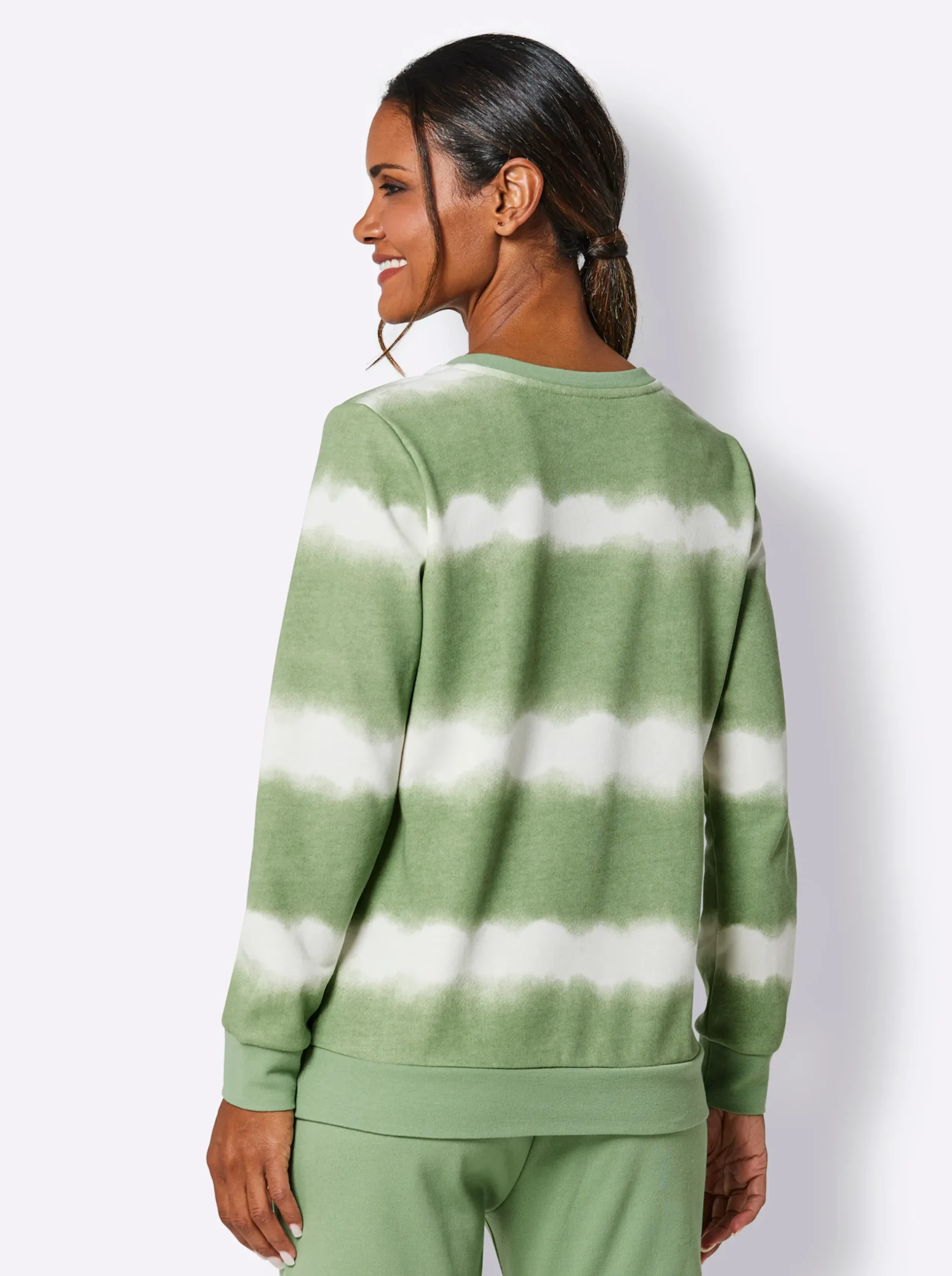 Homewear|Homewear|feel good Shirt eucalyptus-champagner-bedruckt