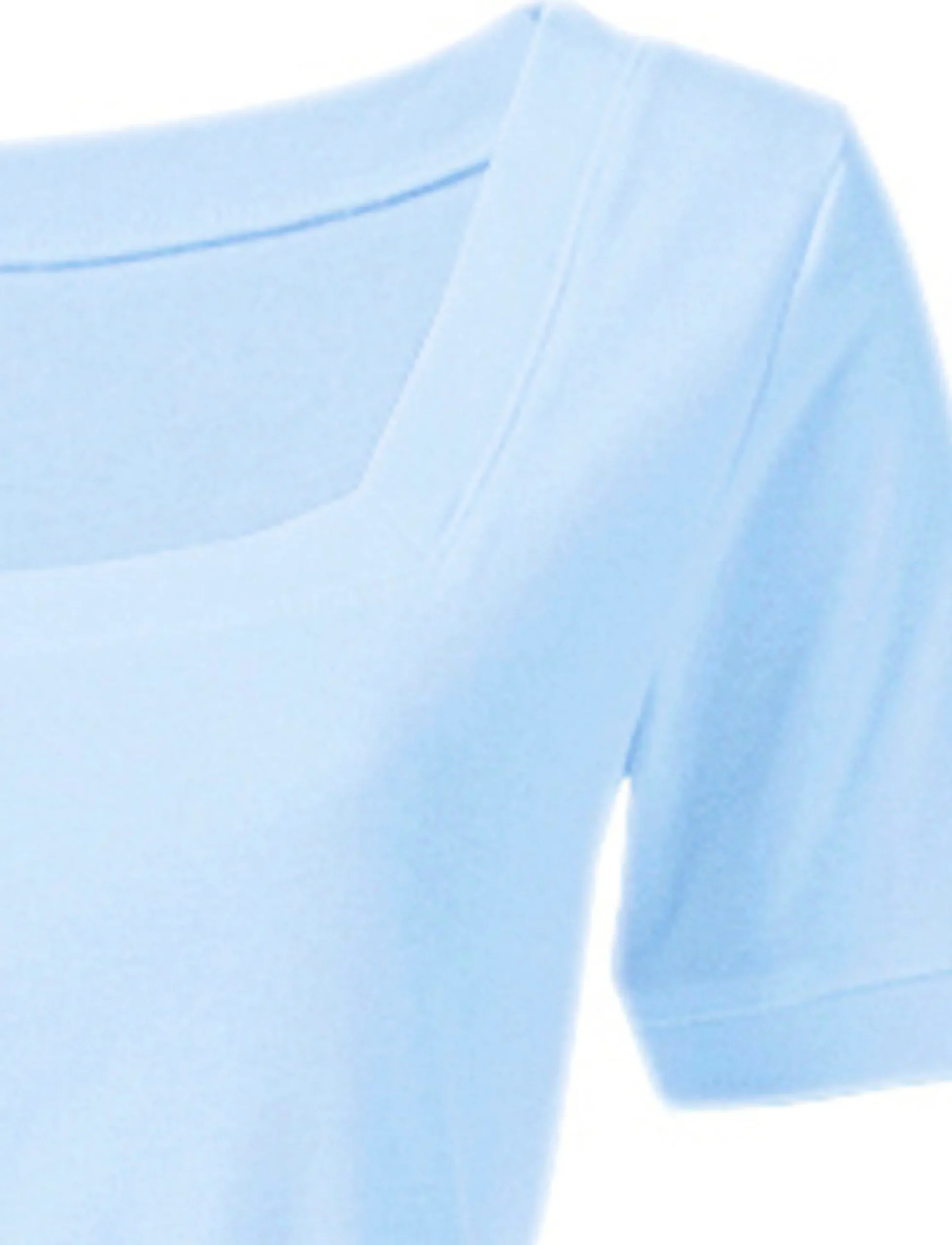 Strandmode|Shirts|heine Shirt aus Rippenware bleu