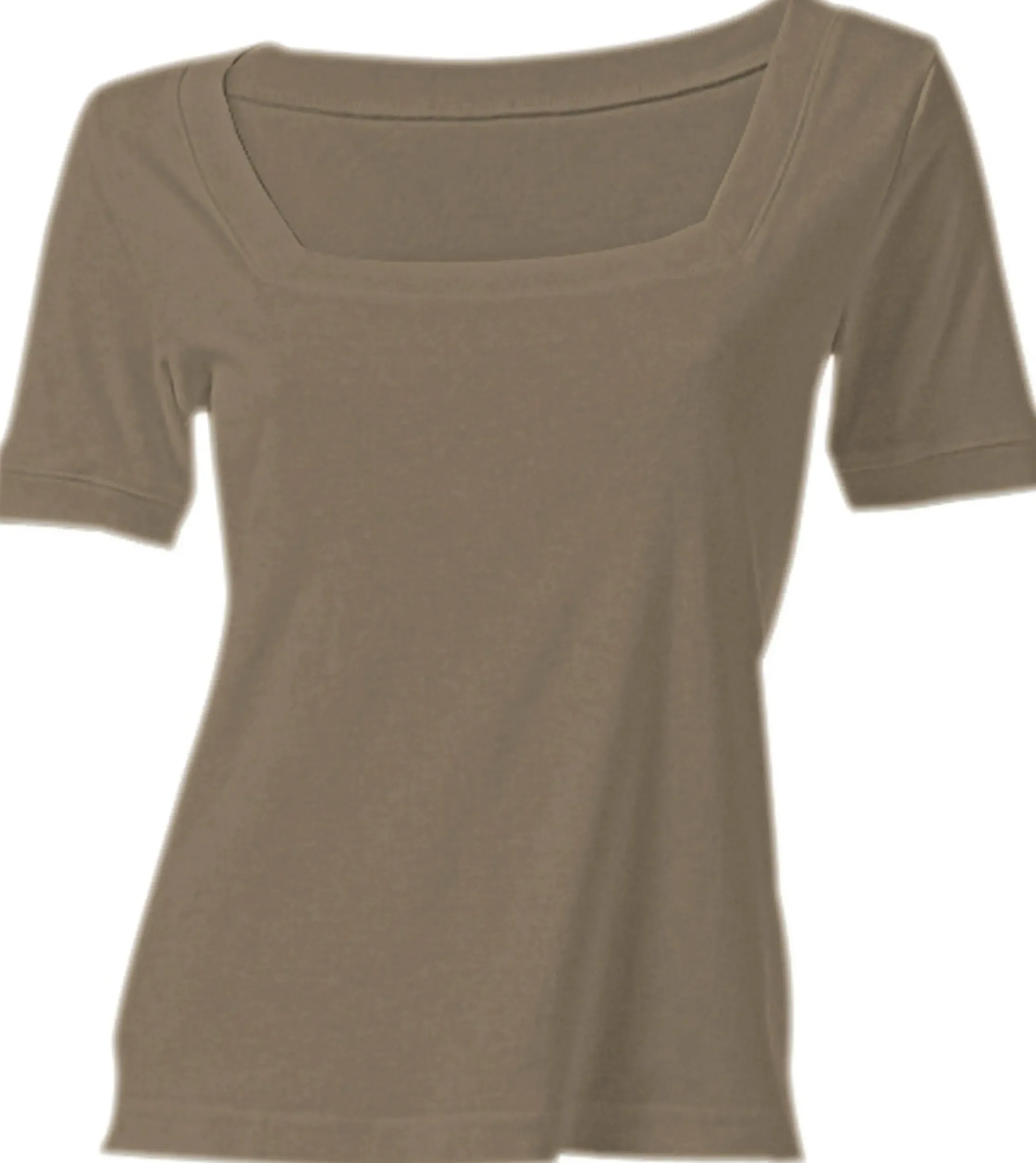 Basics|Shirts|heine Shirt aus Rippenware oliv