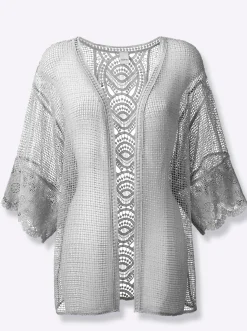 Jacken|heine Shirtjacke hellgrau