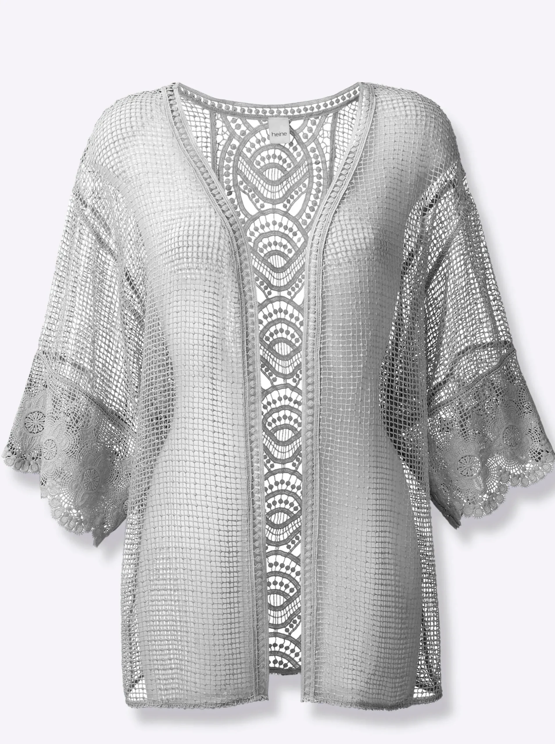 Jacken|heine Shirtjacke hellgrau