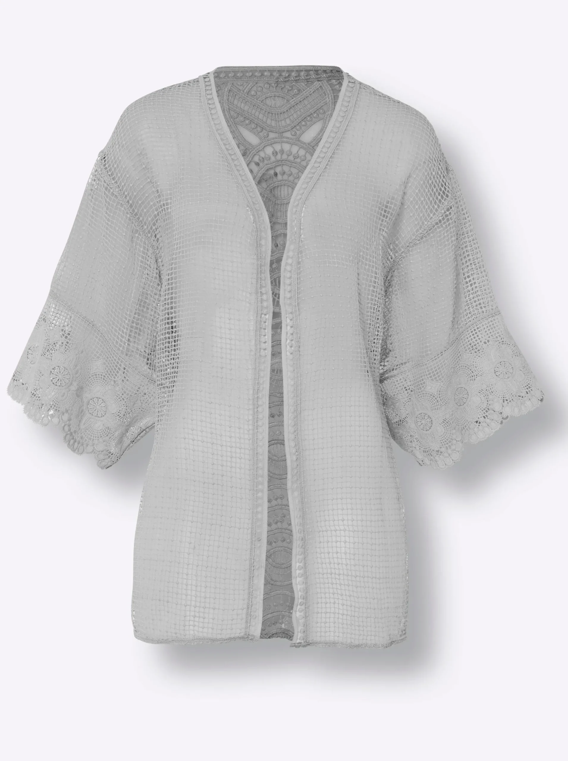 Jacken|heine Shirtjacke hellgrau