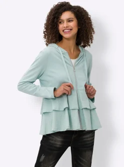 Pullover|heine Shirtjacke kalkmint