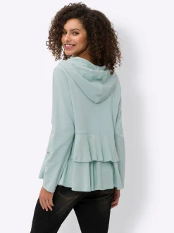 Pullover|heine Shirtjacke kalkmint