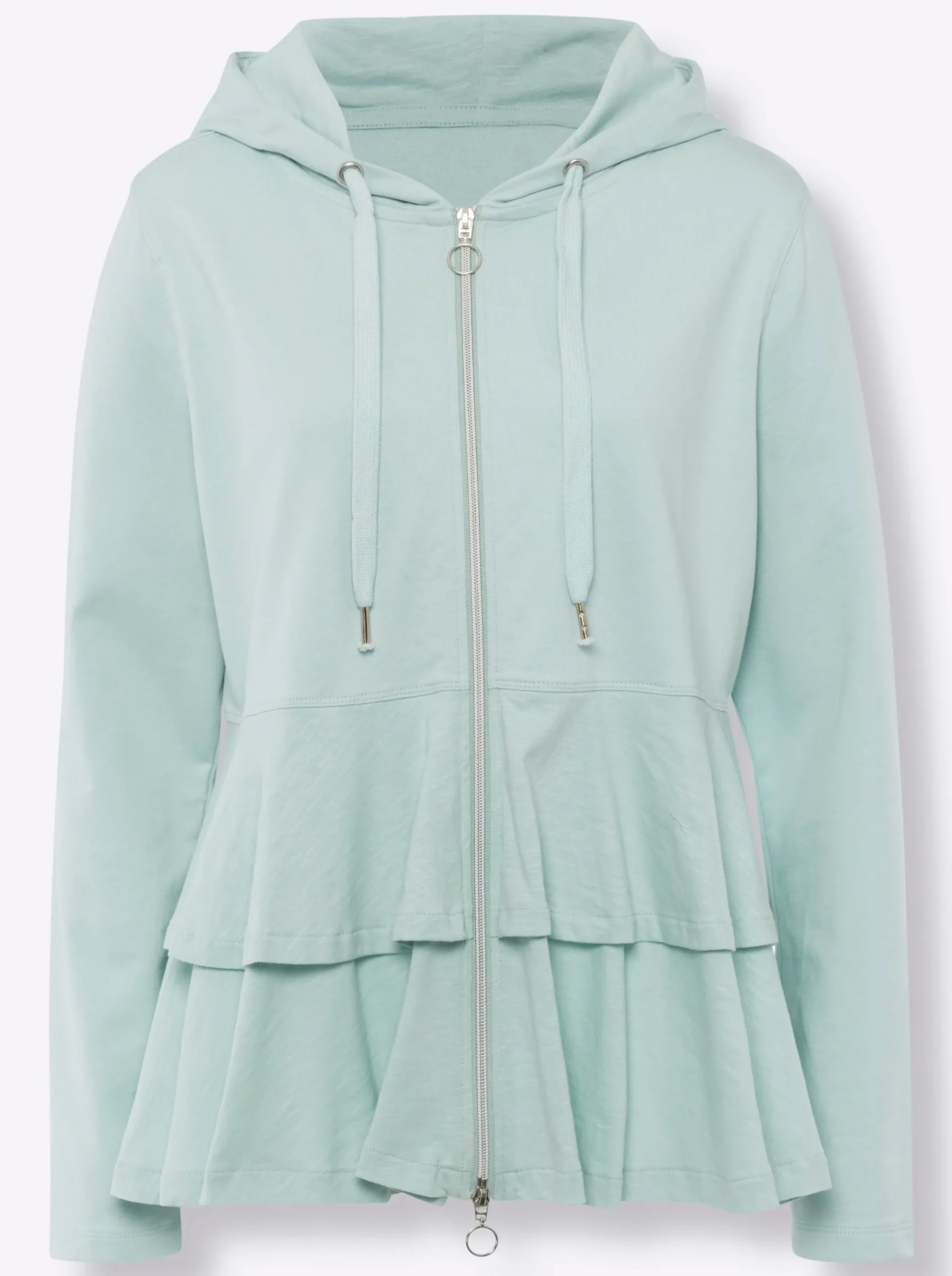 Pullover|heine Shirtjacke kalkmint